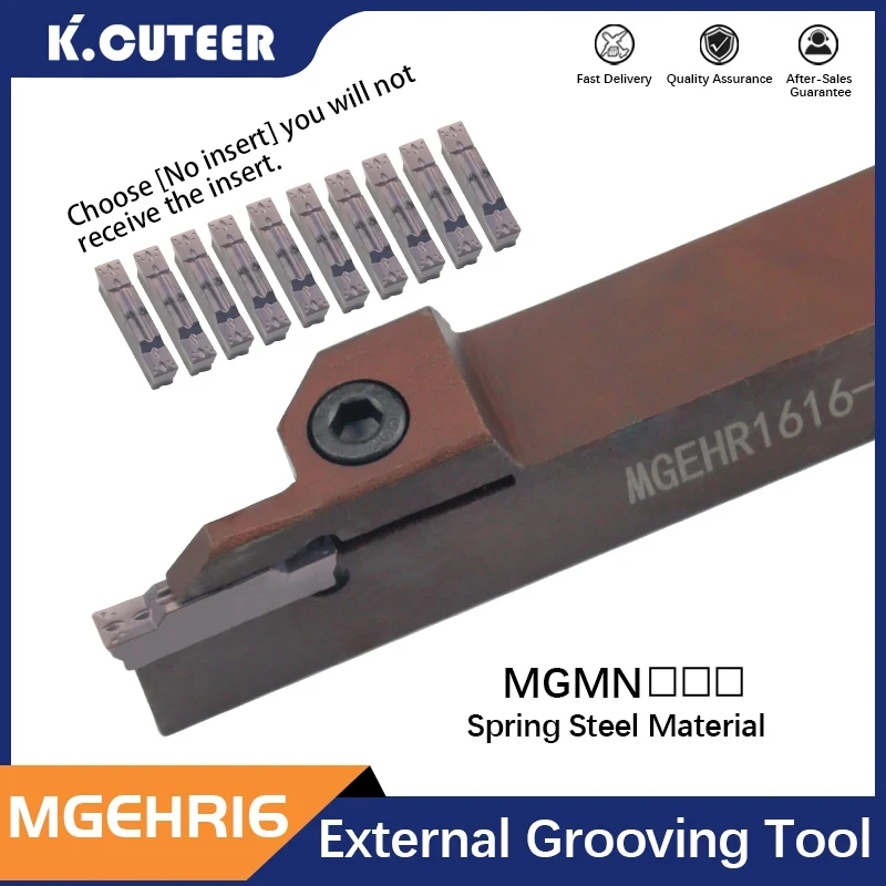 Токарный инструмент MGEHR1616, MGEHR1616-1.5T11/2.5T1 8/3T20/4T20, канавочный пружинный стальной материал, MGMN150-400 вставки для токарного станка с ЧПУ
