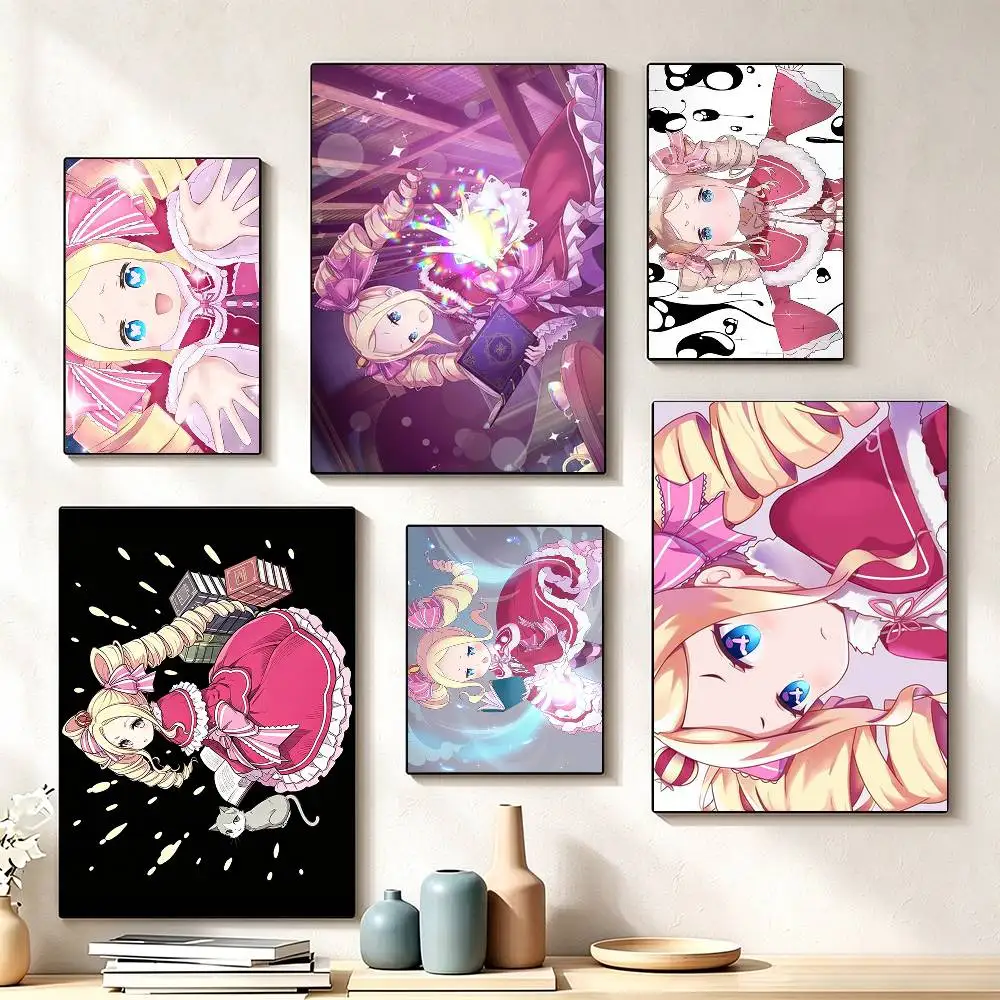 Anime Re Zero-O B-Beatrice  Poster Waterproof Wall Art Sticker For Bar Living Room Vintage Decor High Quality Print Gift