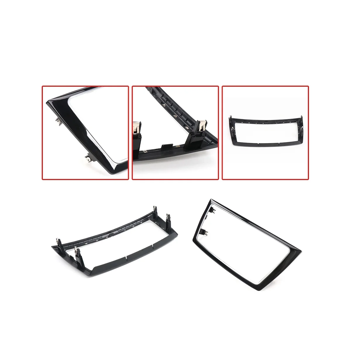 

1666802317 Dashboard Centre Console CD Player Panel Trim for Mercedes Benz GLE GLS W166 W292 2015-2019 Radio o Cover