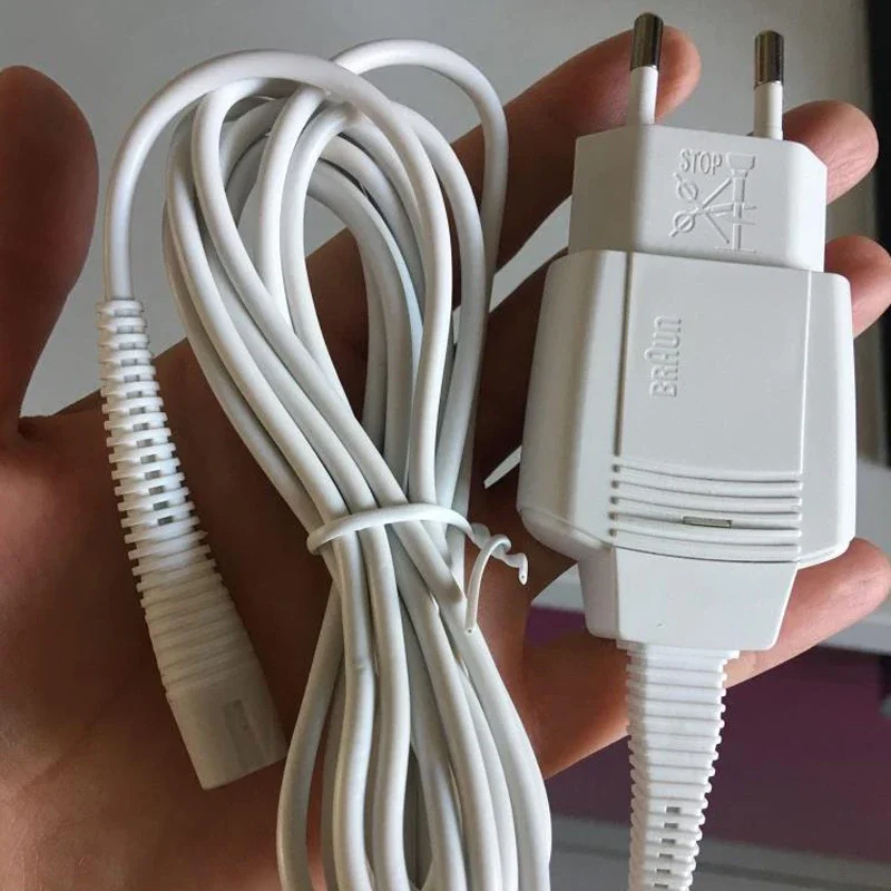 Braun Charger Cord AC Power Adapter 12V Output Wall Universal Charging Cable for Braun Electric Shaver Series 1 2 3 4 5 6 7 9 C