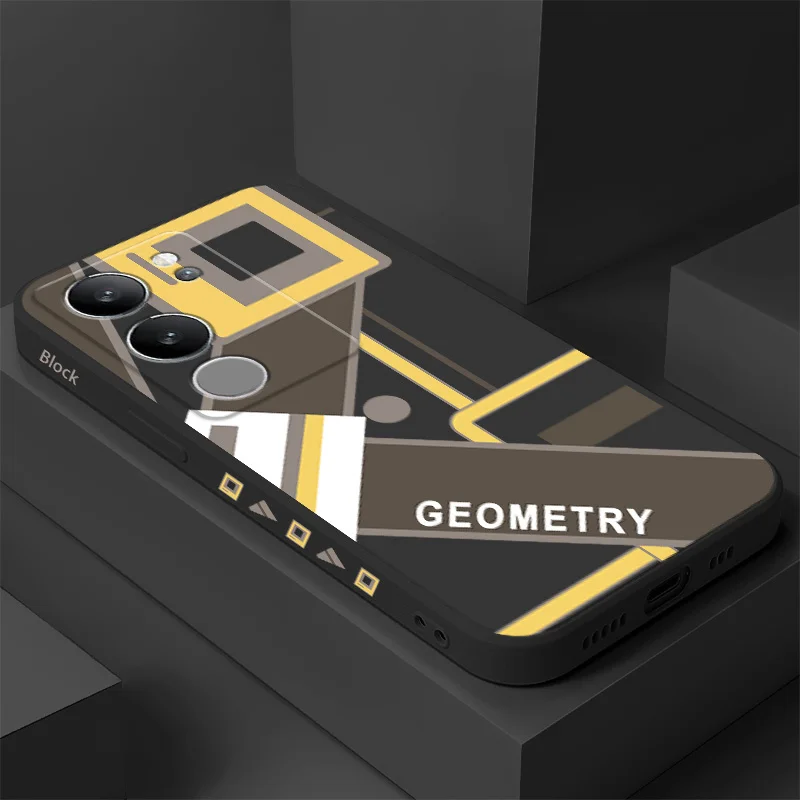 

Beautiful Geometry Phone Case For VIVO V50 V40 V30 V29 V29E V27 V27E V25 V25E V23 V23E V21 V20 Y20 Y12 Y21 Y22 Y50 Pro 4G 5G