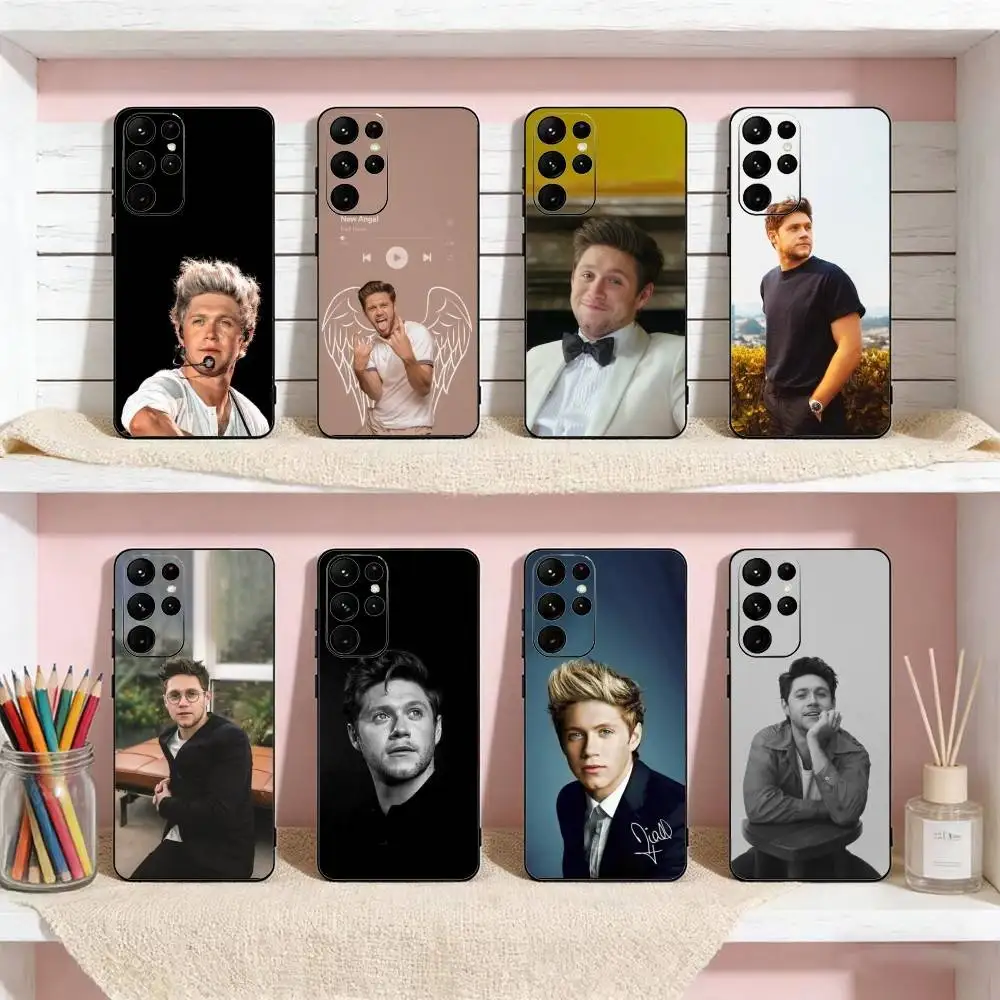 

N-Niall H-Horan phone Case For Samsung S25,24,21,22,23,30,Ultra,20,Plus,Fe,Lite,Note Soft Black Cover