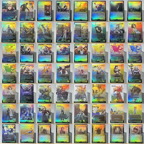 FIN FIC FOIL4-001 Tcg proxy magical cards Cloud, Midgar Mercenary Summon Bahamut Vivi Ornitier Lightning, Army of One gather