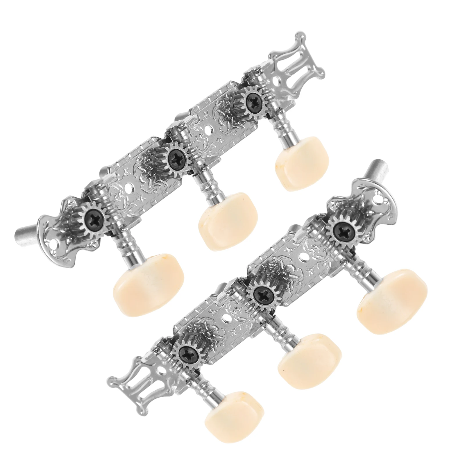 

2 Pcs String Knob Guitar Tuning Knobs Peg Tuners Acoustic Accessories Classical Keys Pegs Parts and Replacements Heads