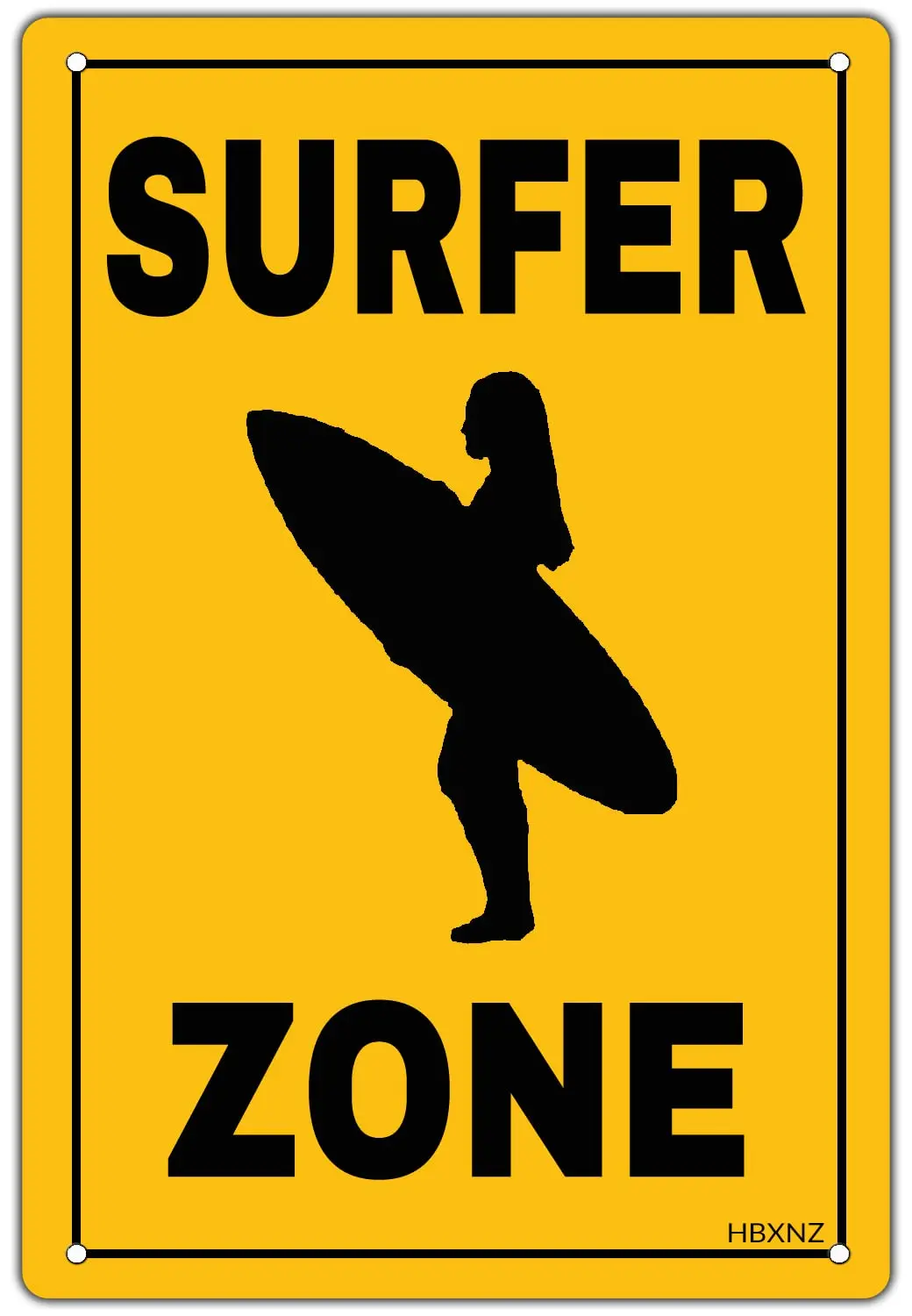 

Surfer Girl Zone Vintage Metal Tin Sign Surf Beach Sign for Home Bathroom Bar Pub Garage Shop Seaside Wall Decor Metal Plaque Ti