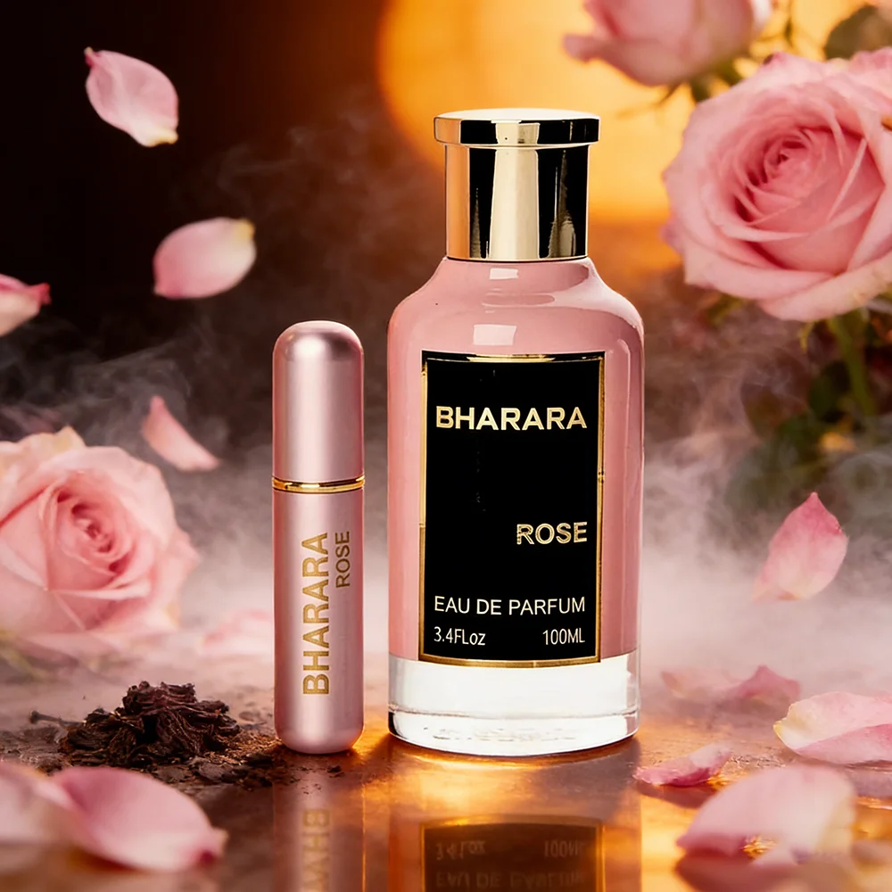 

BHARARA ROSE Eau de Parfum | 3.4 oz / 100 ml Luxury Floral Perfume for Women | Romantic Rose, Soft Musk & Velvet Amber Scent | L
