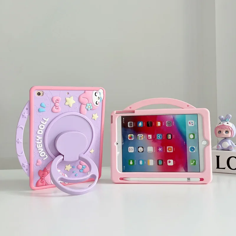 Custodia per tablet carina My Melody per Xiaomi Redmi Pad 10.6 Pad SE 12.1 pollici Xiaomi 5 5Pro 6 11 pollici Custodia girevole in silicone morbido