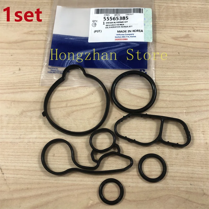

Комплект прокладок масляного радиатора 55565385 Для BUICK Encore 2013-2021, CHEVROLET Cruze 2011-2016, Sony 2012-2020, Trax 2015-2021 1.4