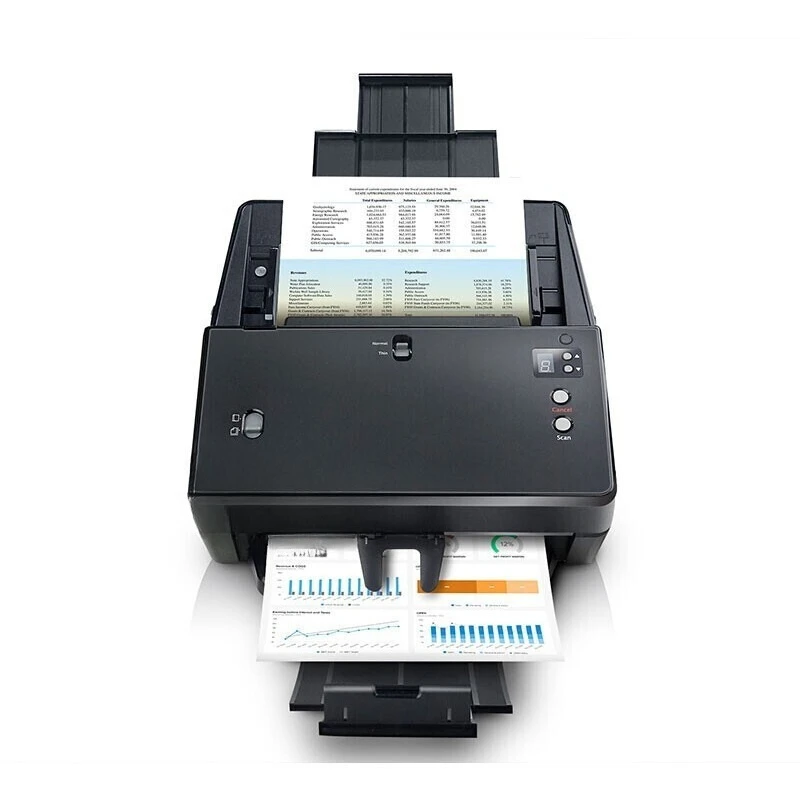 Paper feed scanner A4 format high speed high definition color double sided