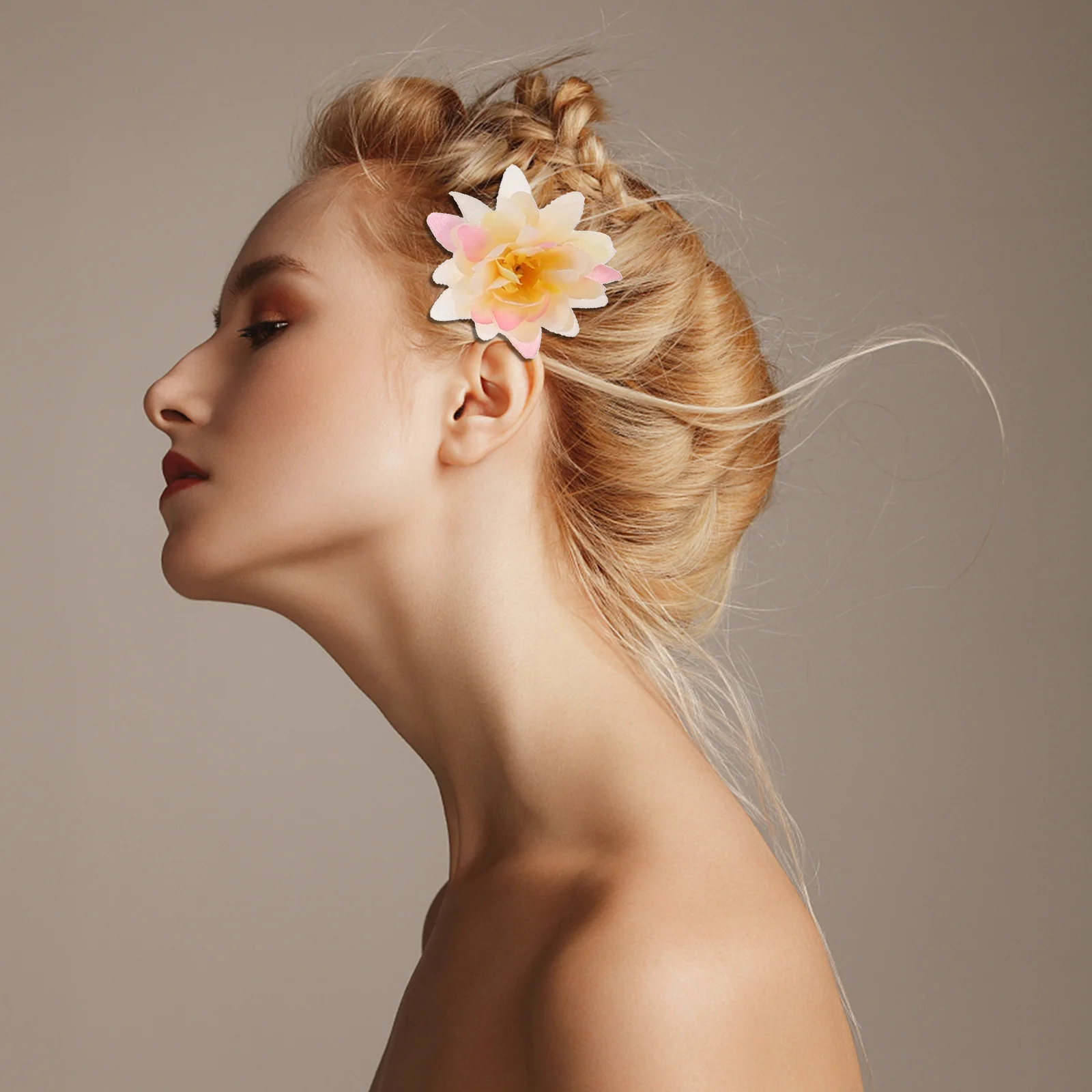 

20 Pcs Flower Hair Clip Flowers Clips Women Hairpin with Small Accessories Decorations for