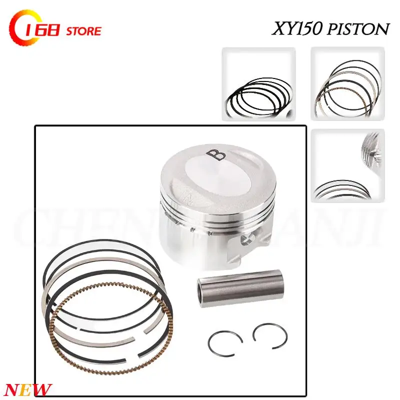 

Heavy Duty XY150 Piston Fuel Saving Wearproof Fit XY150cc ATV Quad Off Road Bike Engine Accessories