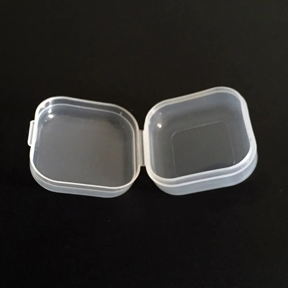 20Pcs High Quality Portable Clear Earplugs Container Mini Storage Box Casket Plastic