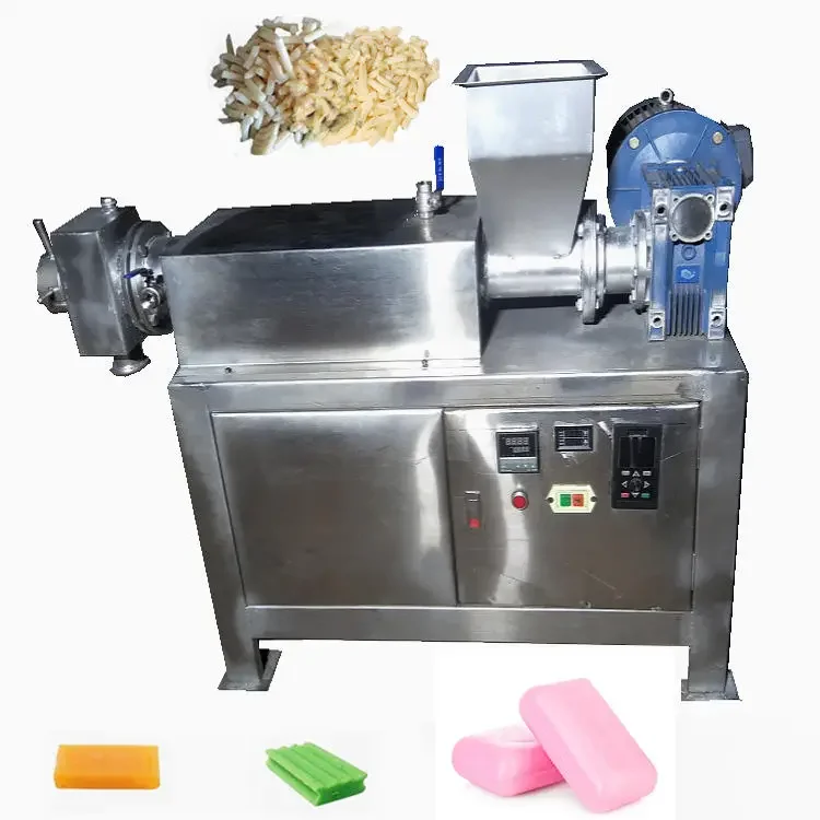 Small Soap Making Machine Homemade Bath Toilet Laundry Bar Soap Strip Plodder Mould Extruder Production Line