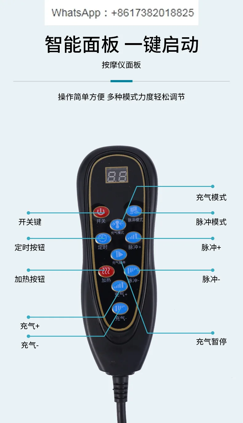 Waist, back, shoulder and neck massager, kneading pillow, neck and neck multifunctional household stretcher