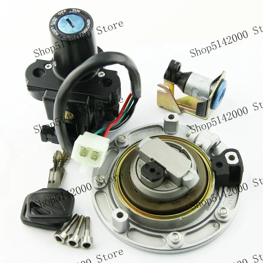 Für Honda VFR800 ST1300 NT700V (DEAUVILLE) NT650 (DEAUVILLE/HAWK) 35010-MCW-A01 Motorrad Tankdeckel Zünder Kit mit Schlüssel – Detail 1
