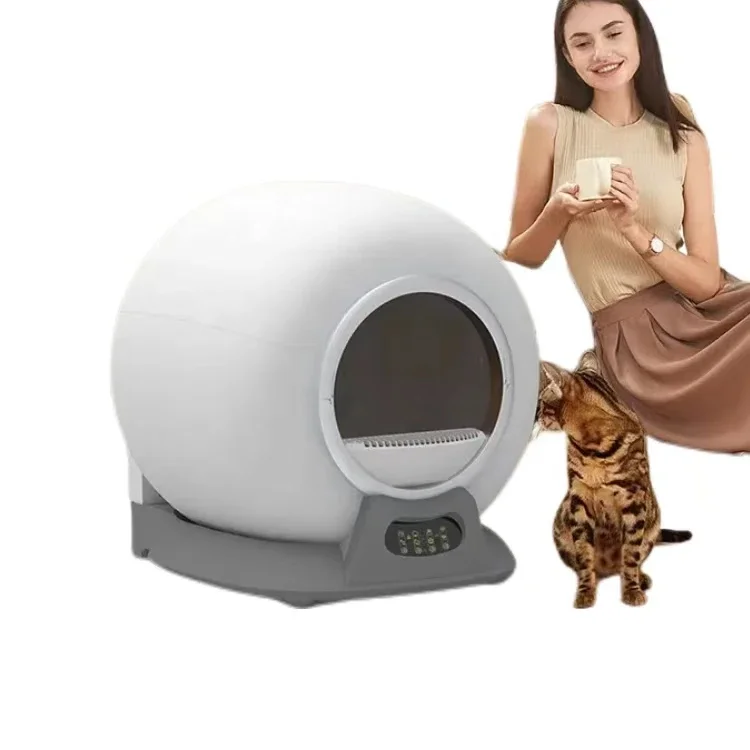 Automatic Cat Litter Box and Accessories Smart App Control Self Cleaning Litter Boxes Cat Sandbox Electronic