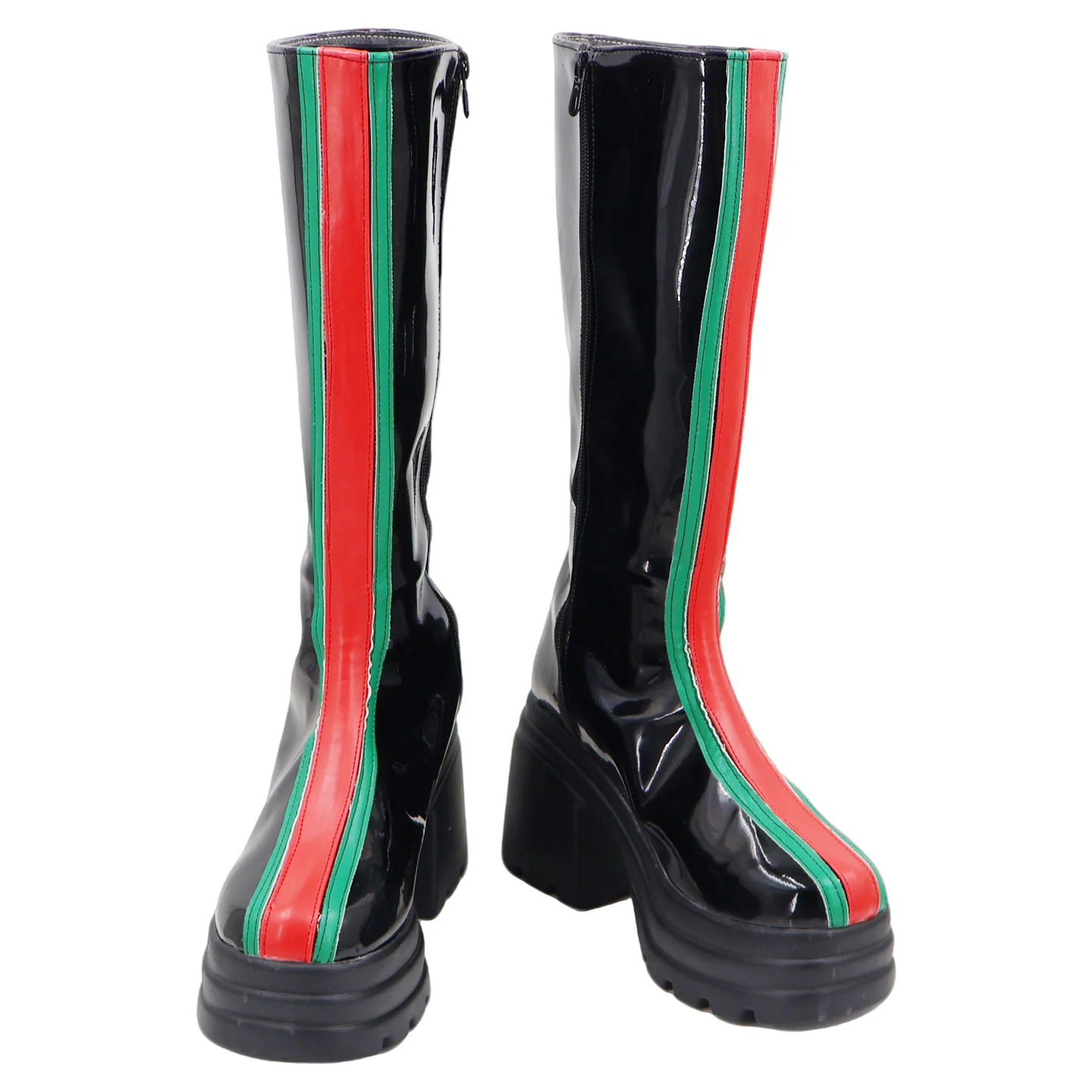 KPop Demon Hunters Rumi Cosplay Shoes Mid-calf Boots Halloween Masquerade Carnival Performance Party Costume Props for Adult