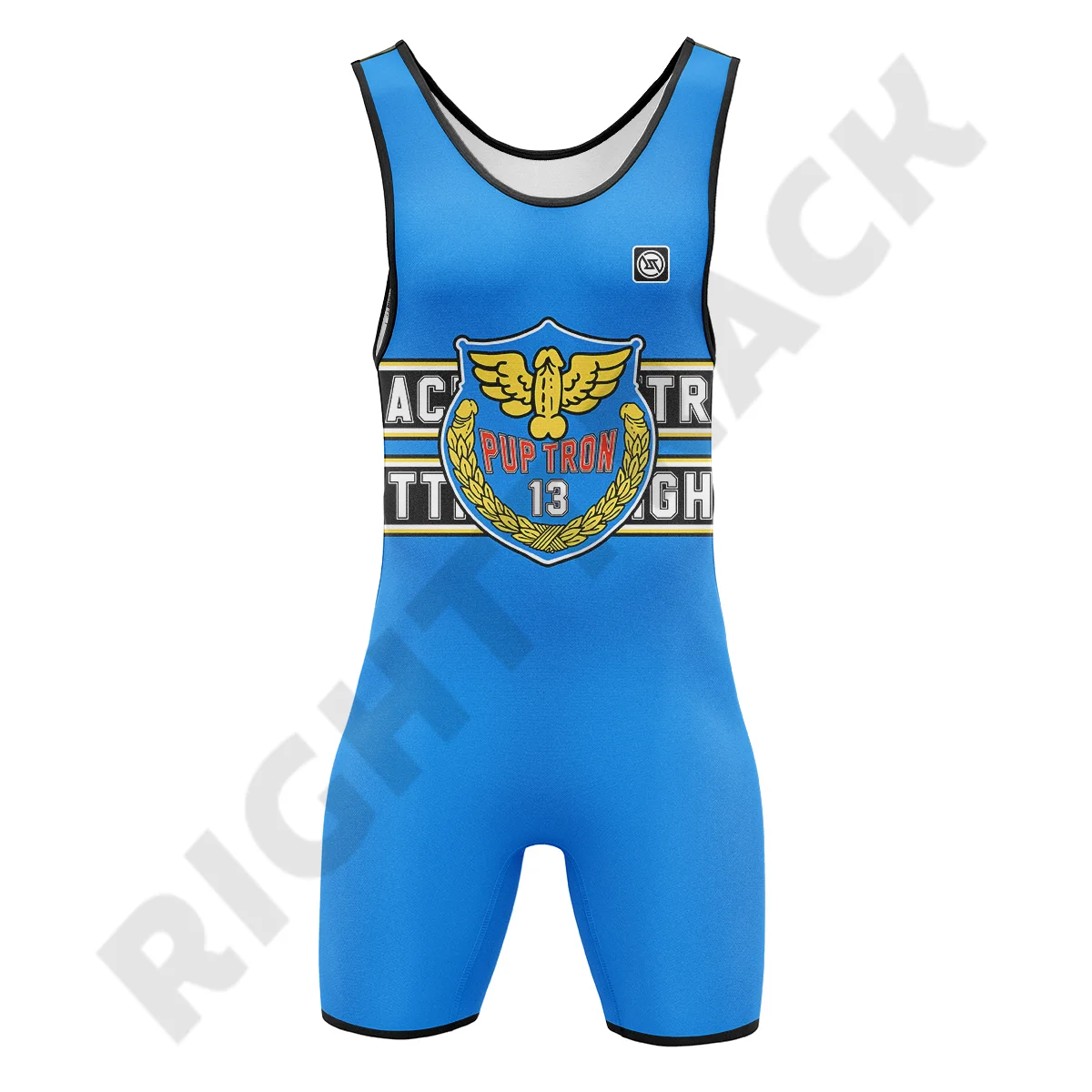 New Arrivals Pup Tron Zipper Singlet RightTrack CB13 One-Piece Sleeveless Men‘s Fun Clothing