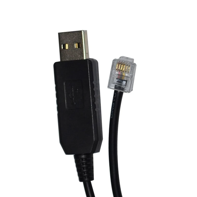 NEW-USB To Rj11 Rj12 6P4C Adapter Serial Control Cable EQMOD Cable For Az-Gti Mount Pc Connect For Hand Control Cable