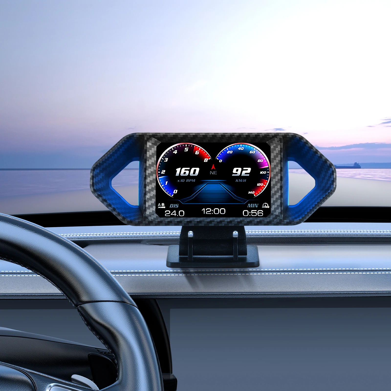 

Mobile Computer Led Vehicle Meter Car Speedometer Display Intelligent Multifunctional Gauge Digital Abs