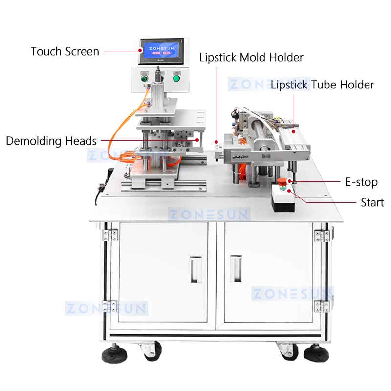 Zonesun ZS-TM1 Lipstick Demolding Machine Lipstick Maker Machine Lipstick Packaging Equipment