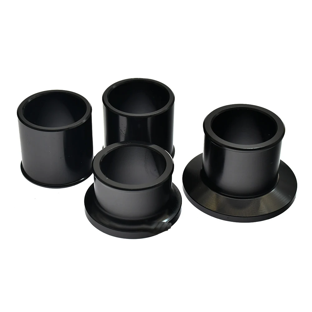 먼지 자전거 허브 스페이서 2 전면 스페이서 2 후면 스페이서 알루미늄 합금 쉬운 설치 CNC 알루미늄 허브 스페이서