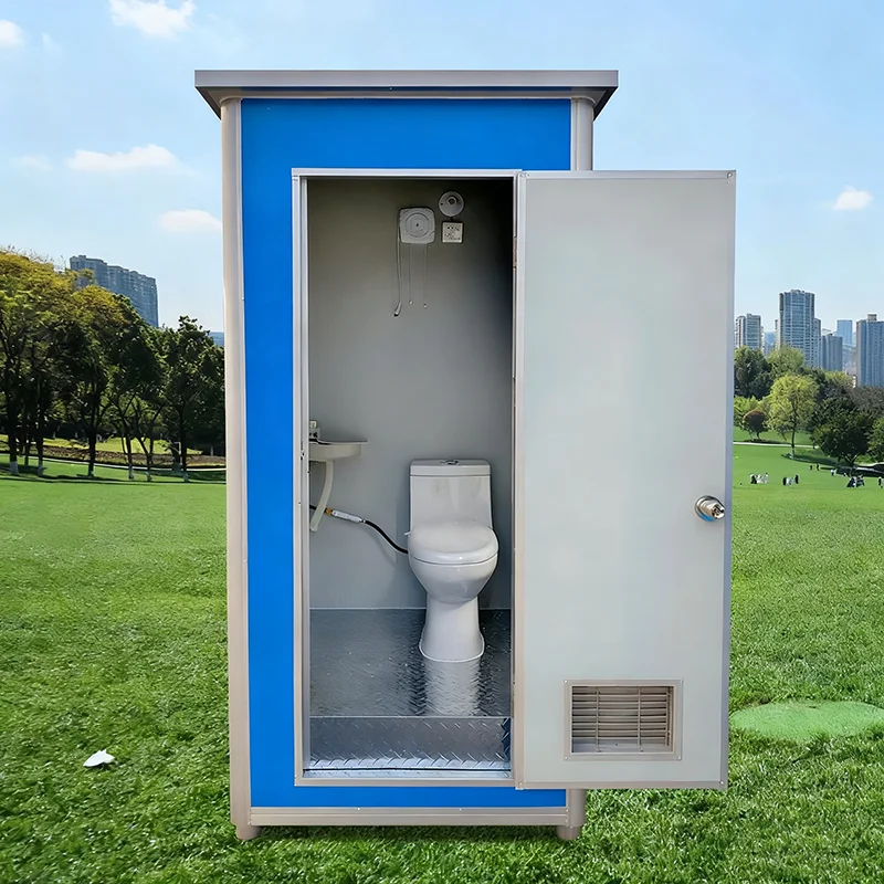 Modern Design Easy Assembly Light Steel Structure Mobile Mini Portable Eco-Friendly Outdoor Toilet Room House Public Toilet