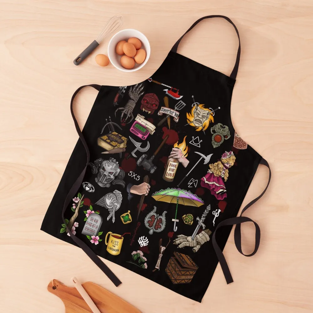 

Buffy Talismans Apron chef costume cleanings Cute Kitchen Apron