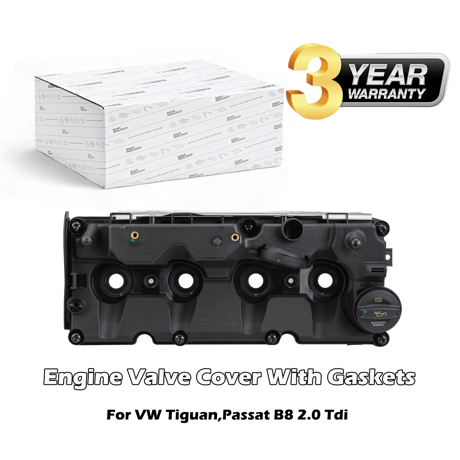 Deisel Engine Valve Cover with Gasket 03L103469AE,04L103469D For AUDI A3,Q2,Q3 /VW Arteon,Golf VII,Jetta VII,Passat B8 2.0 TDI