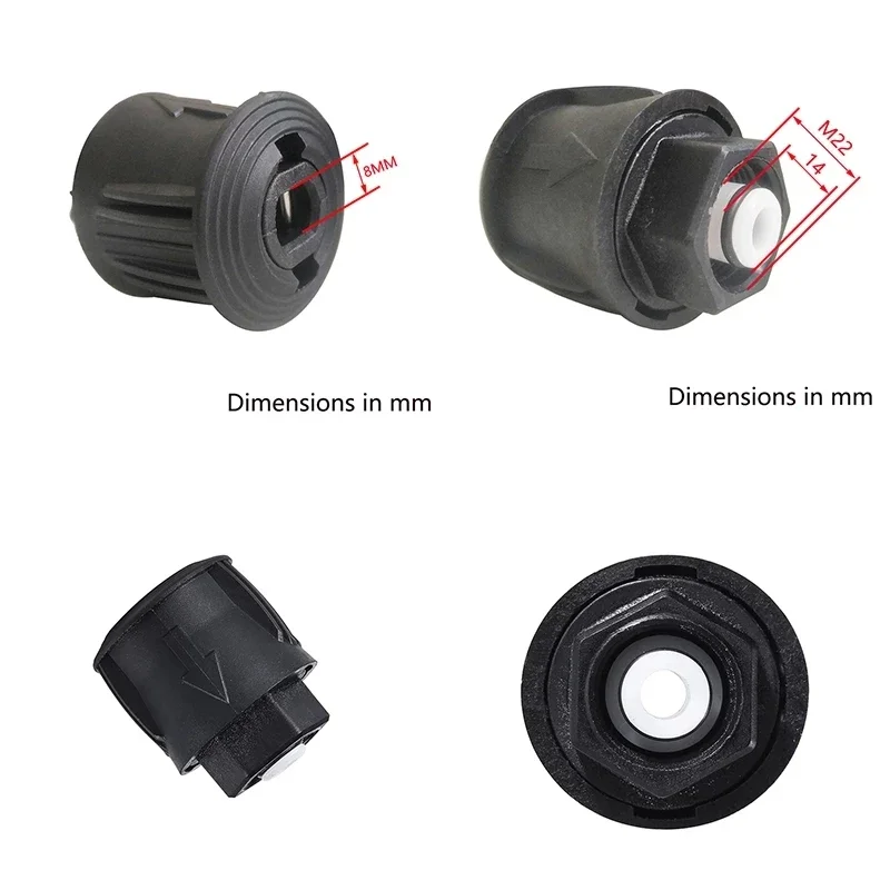 customizable High Pressure Hose Washing Pressure Washer Pipe Connector Hose Adapter for Karcher K2 ~ K7 sinks accessories