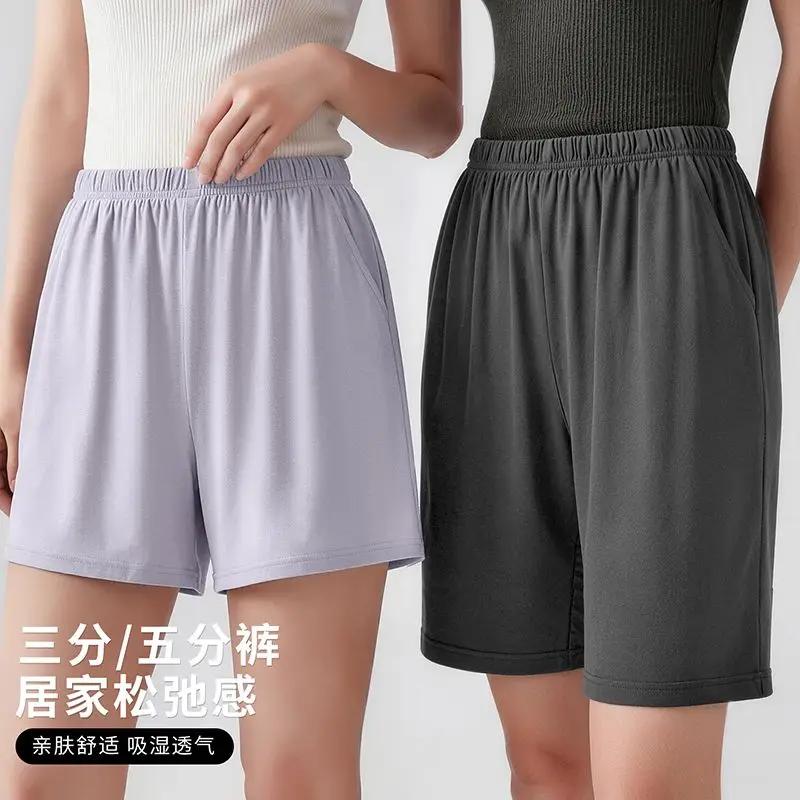 

2026 Summer Couple Plus Size Cotton Sleep Bottoms Pajama Shorts for Men Korean Loose Bottom Sleepwear Homewear Women Short Pants