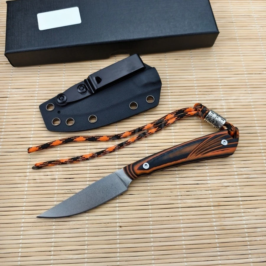 

Нож с фиксированным клинком M/K/C, клинок из стали 8Cr13Mov, рукоять G10, эргономичная рукоятка, легкий и прочный, подходит для кемпинга, мужские подарки