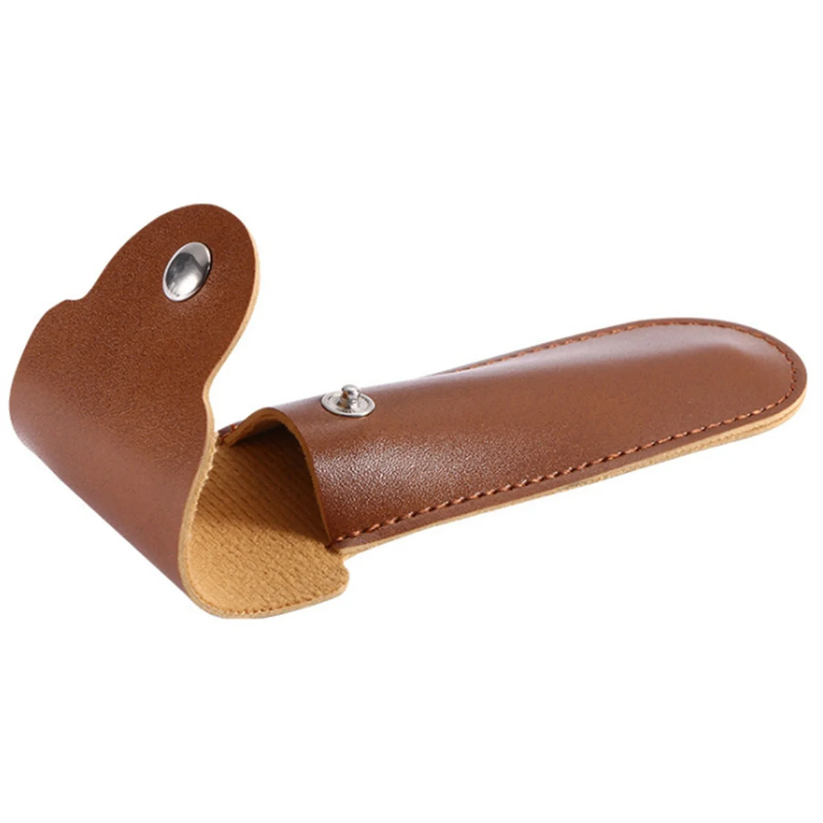 A71P 4X Fall Reise Halter Manuelle Doppel Rand Sicherheit Rasierer Container PU Leder Tasche