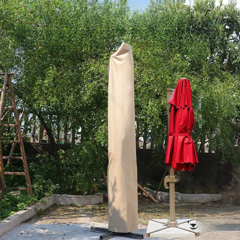 屋外用ローマ傘カバー-ガーデンヴィラ中庭用大型日よけ傘専用-防雨防塵収納バッグ