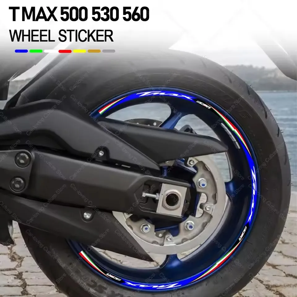 

For T MAX 500 tmax 530 560 Motorcycle Accessories Waterproof Protective Wheel Sticker High Quality Resin Protective Sticker