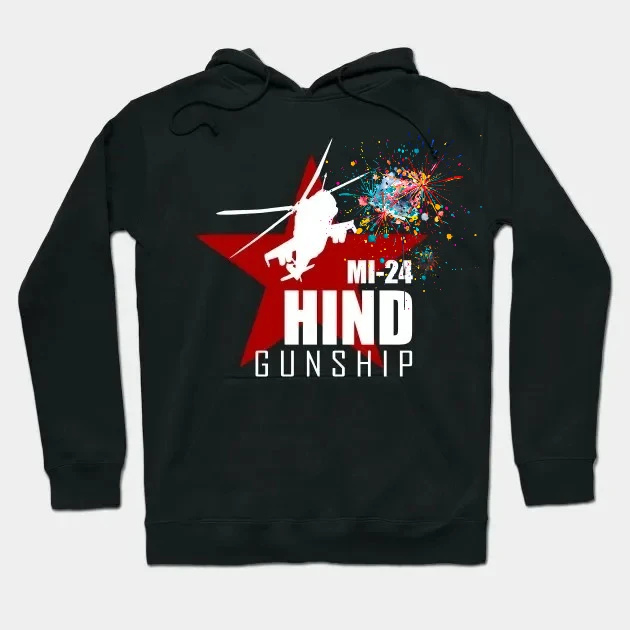 

Helicopter Gunship MI-24 Hind Unisex Hoodie