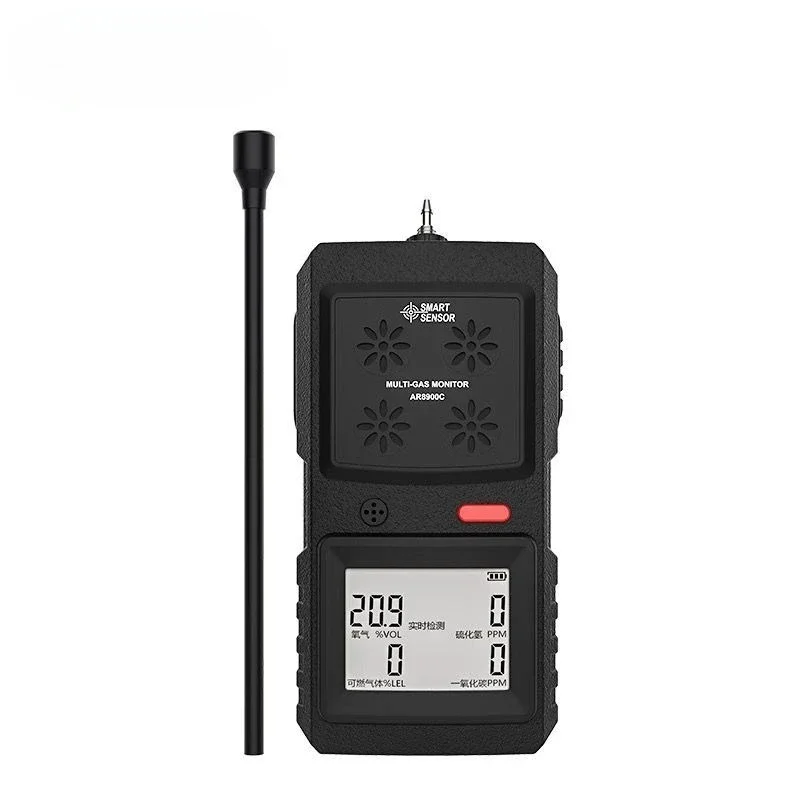 

NEW Pump Suction Four-in-one Gas Detector Combustible Gas Oxygen Carbon Monoxide DetectionTOOL