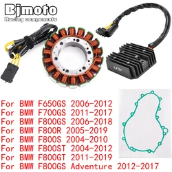 F800GS 2018 F 800 GS Engine Stator Coil+Voltage Regulator rectifier For BMW F650GS F700GS F800GS F800R 2005-2019 With Gasket