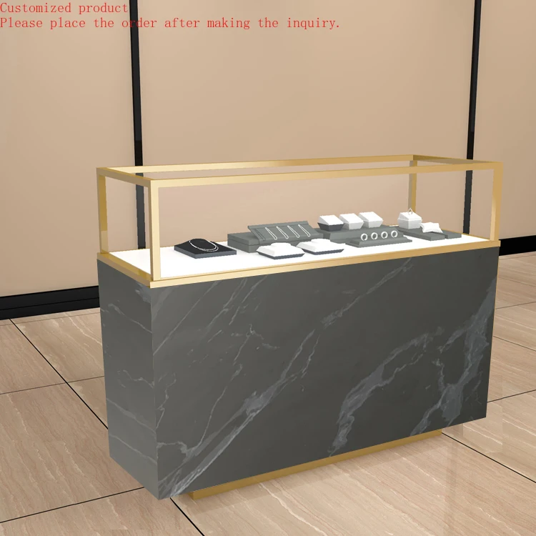 

Glass Display Jewelry Showcase Jewellery Shop Cabinet Jewels Mall Counter Jewelry Kiosk Showcase Display Cabinet
