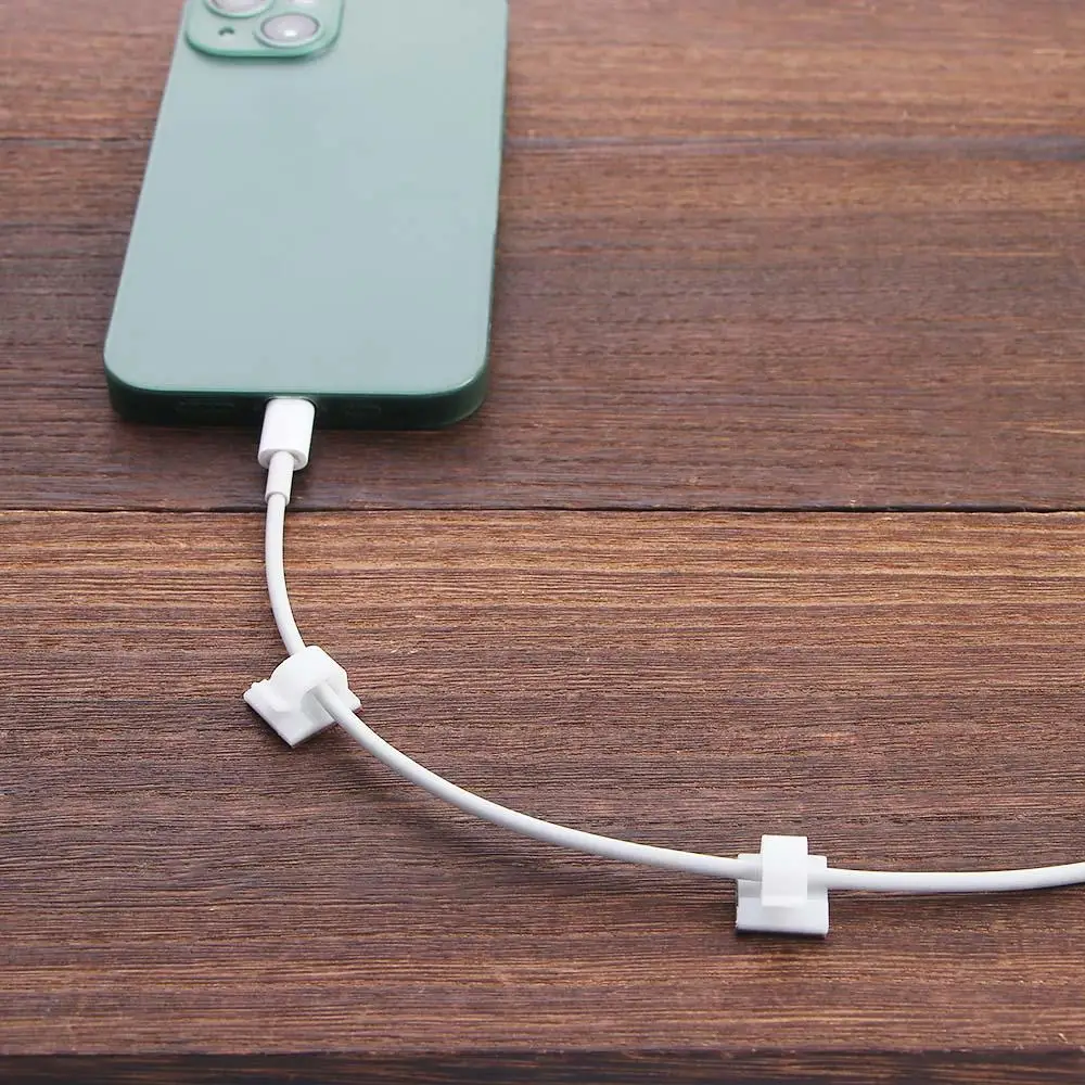 Plastic Desk Storage for Car Dash Bucket Clips Holder Cable Clips Wire Tie Cable Cable Management Cable Clamp Cable Winder