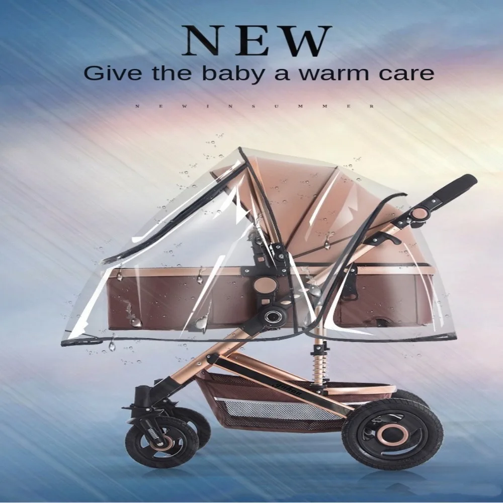For  Stroller Accessories Portable Waterproof Cover  Car Stroller Rain Cover Rain Cover