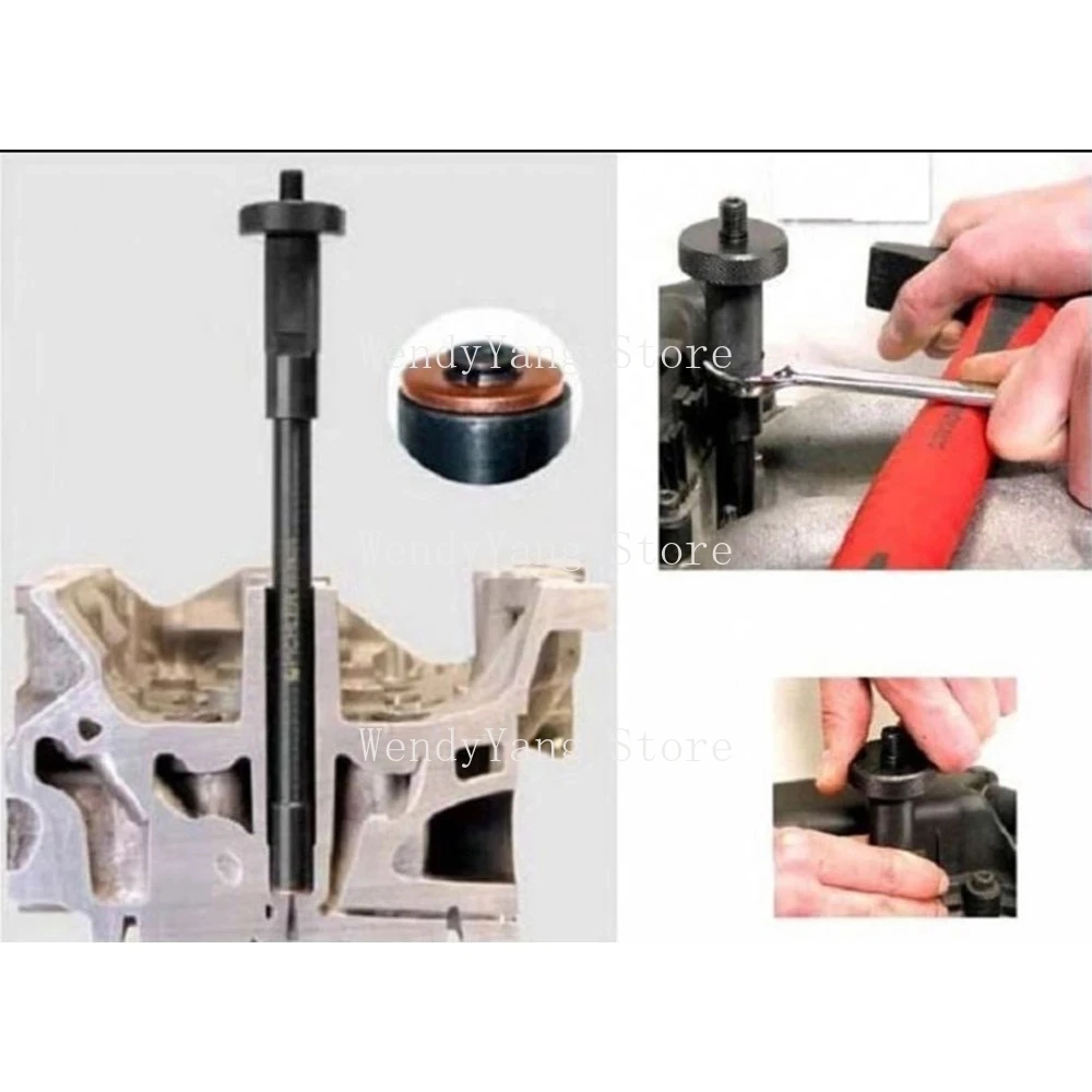 جديد الديزل حاقن قضيبي مشترك فوهة النحاس غسالة طوقا وسادة فك إزالة تثبيت أداة مجموعة #4