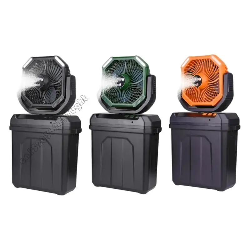 

Портативный вентилятор кемпинга с светодиодным светом 30000 мАч палаток