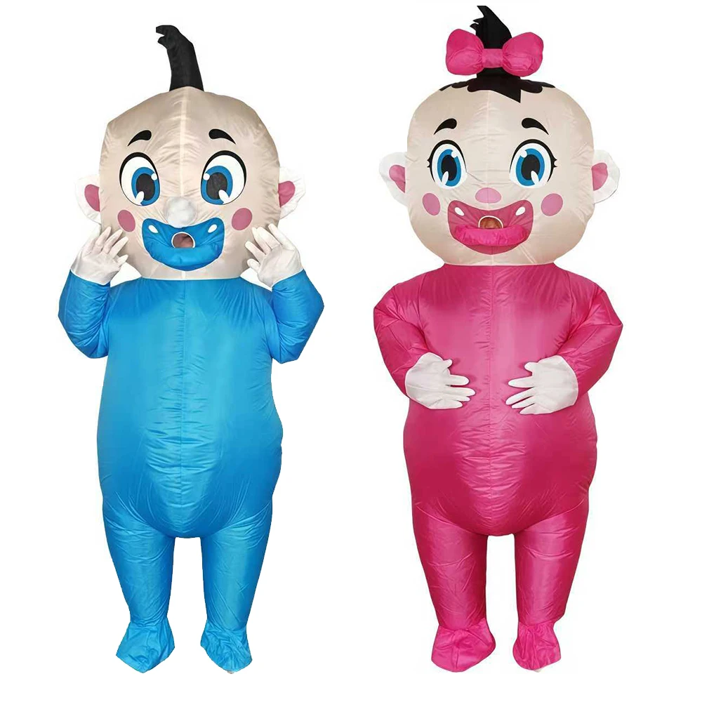 Disfraz inflable gigante para adultos, disfraz de Cosplay para bebé, disfraz de bebé, juego de género para bebé, conjunto divertido de Halloween, regalo de vacaciones
