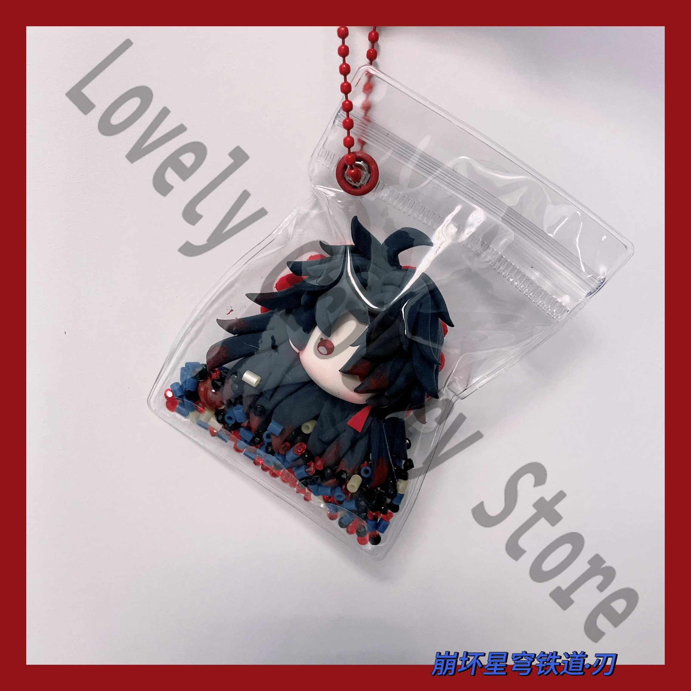 Anime Honkai: Star Rail Blade Cosplay Handmade Kawaii Keyring Ornament Fridge Magnet Keychain Halloween Gift Candy Bag Pendant