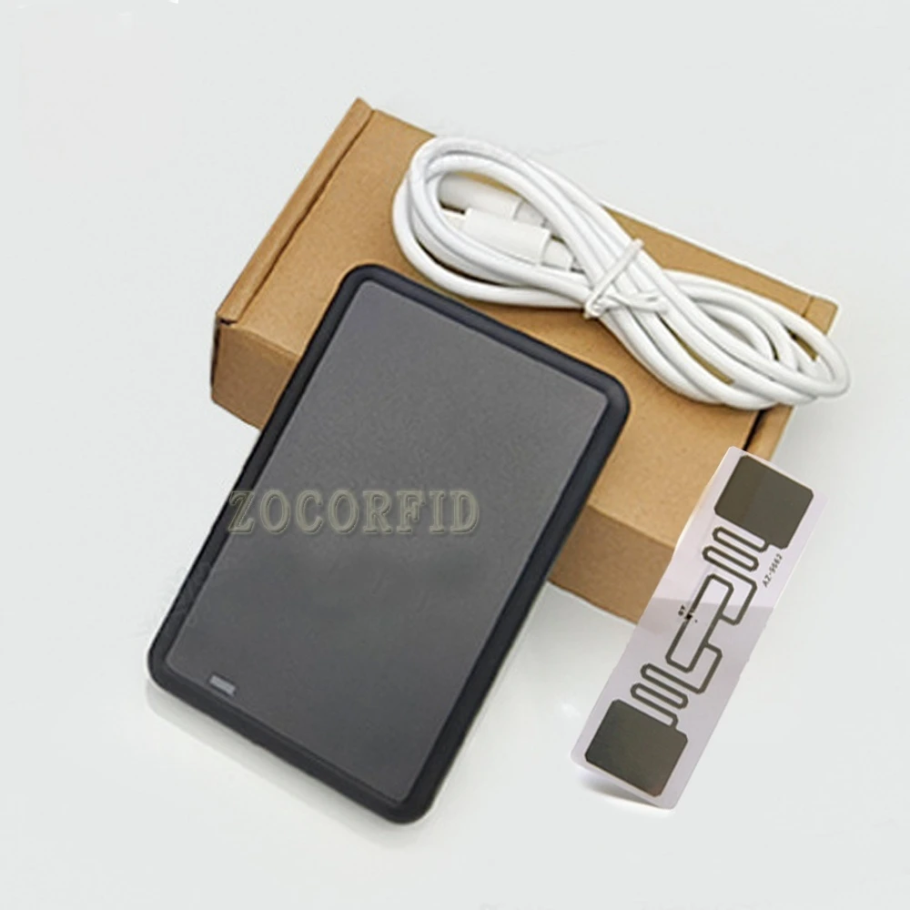 USB HID Keyboard ISO18000 6C 860Mhz~960Mhz UHF RFID Desktop Reader Writer For Card Copier Cloner EPC GEN2 With SDK Development
