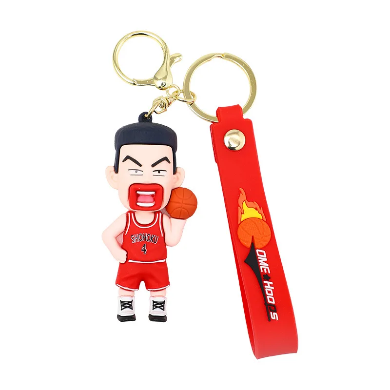 Miniso Мультяшный автомобильный брелок, баскетбольный мальчик, изысканная сумка, подвеска-брелок