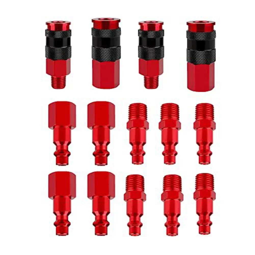 

For Air Compressors Air Compressor Hose Accessories Air Compressor Kit Aluminum Coupler Automatic Coupling Six Locking Balls