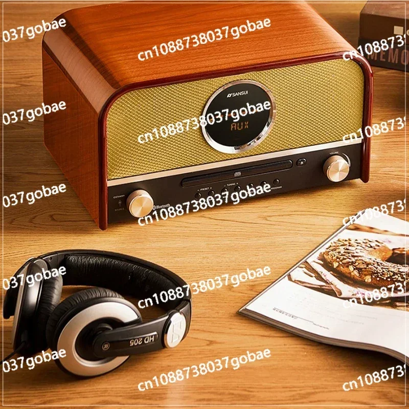 Bluetooth Audio Home Audiophile -End Cd Player High Sound Quality Speaker Retro Radio All-In-One Machine