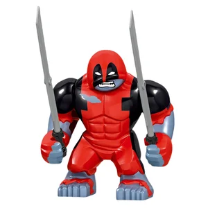 Disney-Mini Building Blocks Modelo, Figuras Tijolo, Grande Duende, Homem-Aranha, Homem de Ferro, Veneno, Capitão Falcão, Deadpool, Armadura Técnica, Cidade Presente Brinquedos 10 principais vendas lego technic grande - №9